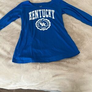 Blue long sleeve Kentucky Wildcats T